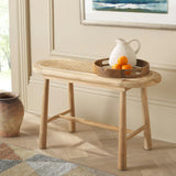 Anikka Rattan Bench
