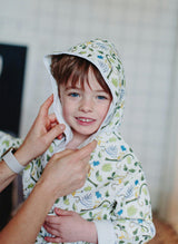 Organic Children’s Bathrobe - Happy Monkey