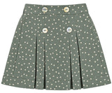Girl Pleated Skirt Polka Dot Kilt