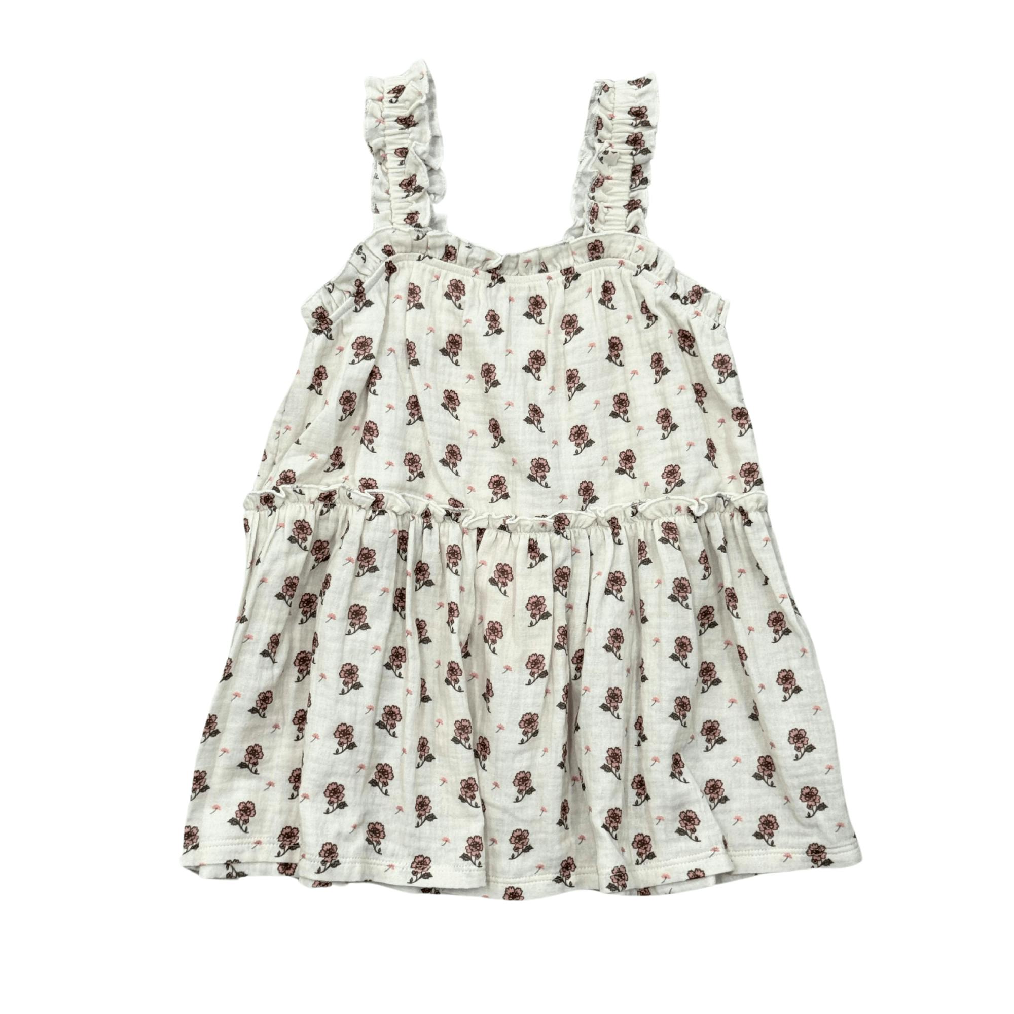 Ruffle Gauze Tank