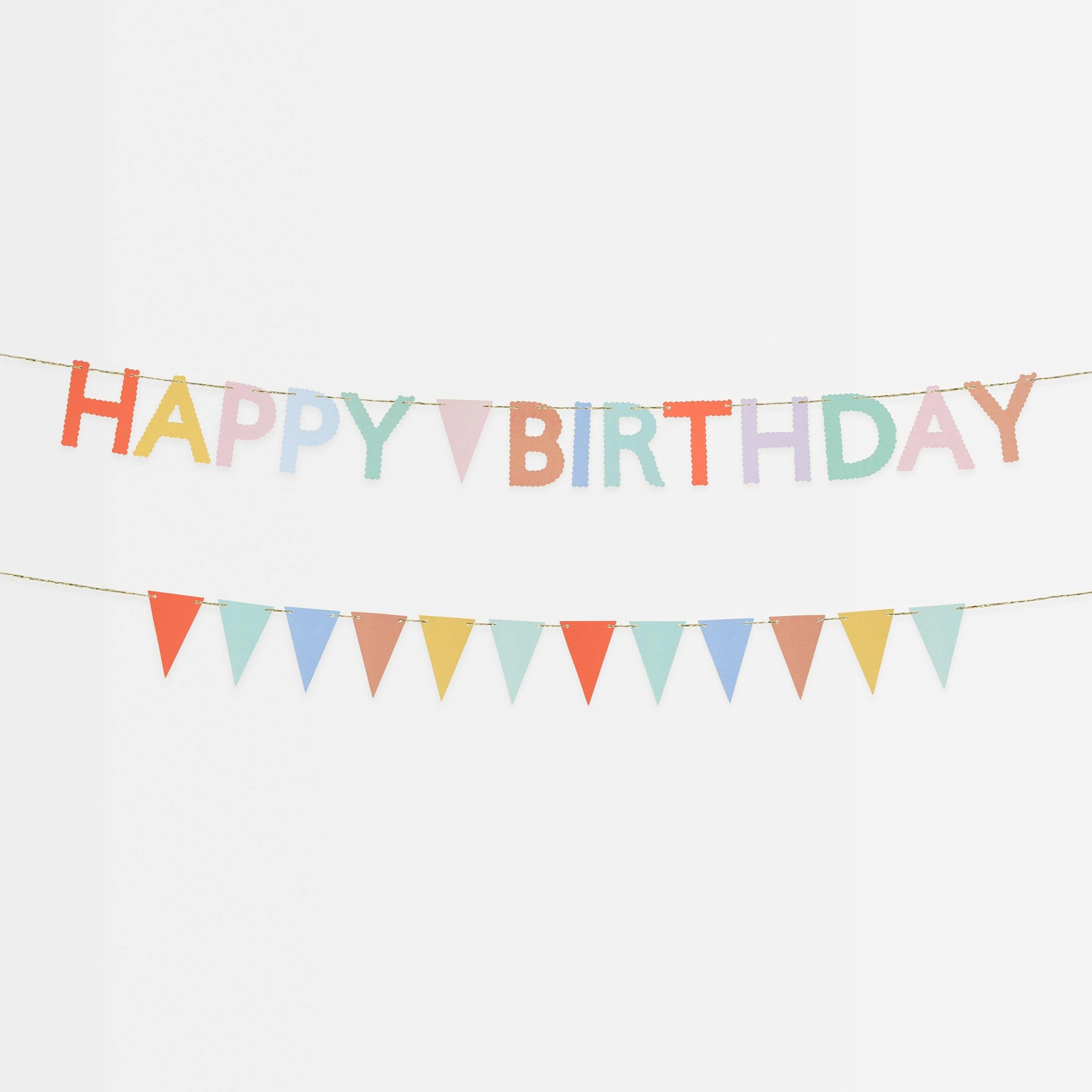 Happy Birthday Mini Matchbox Garlands