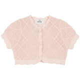Cotton Knit Crochet Cardigan