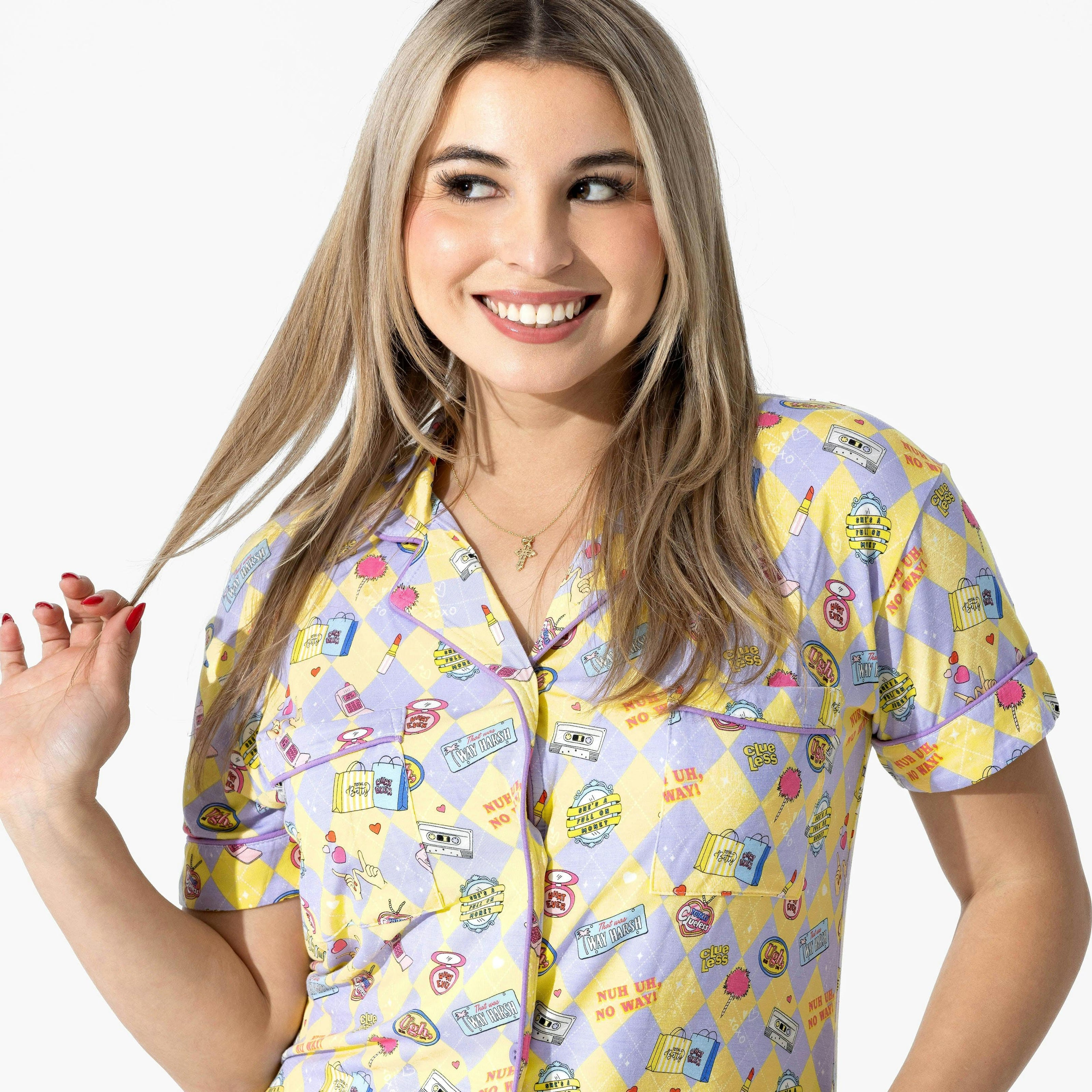 Clueless As If! Bamboo Women's Pajama Short Set