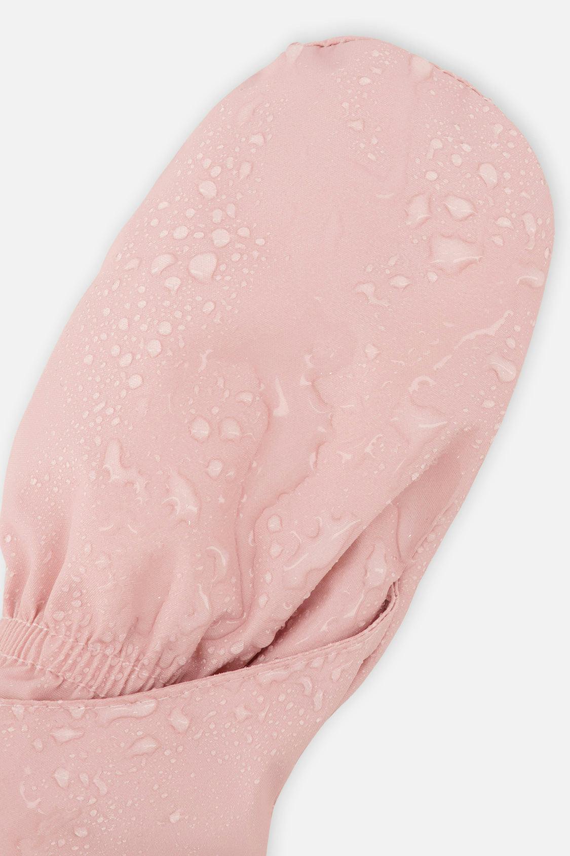 Lined Baby Mittens Pale Dusty Pink