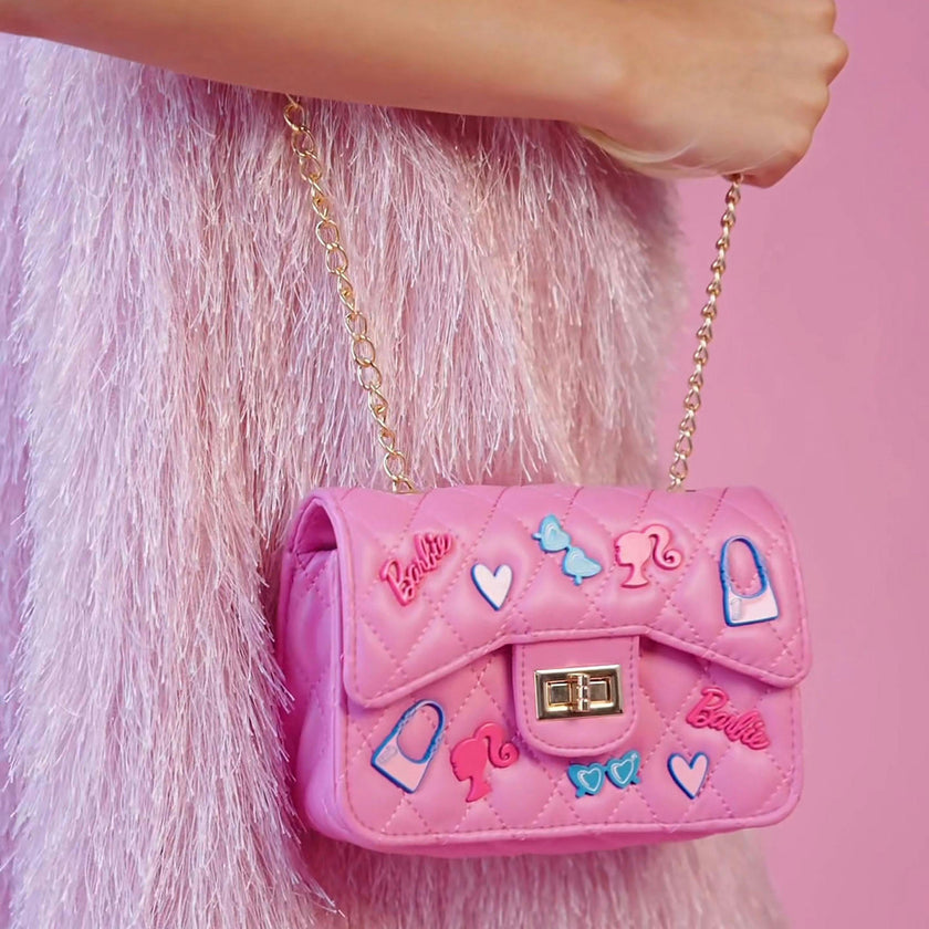 Barbie™ Classic Quilted Kids Handbag with Charms