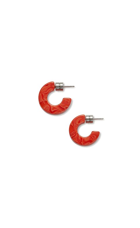 Muse Hoops in Poppy