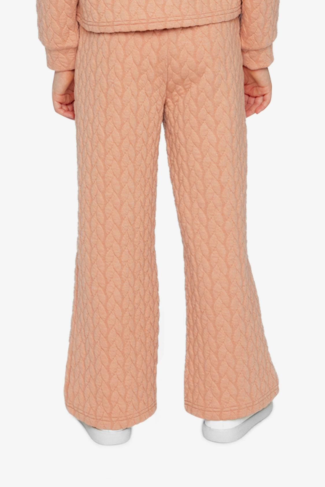 Wide Leg Jacquard Pants Pink