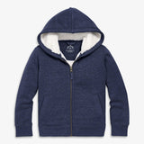 Kids teddy fleece-lined zip hoodie