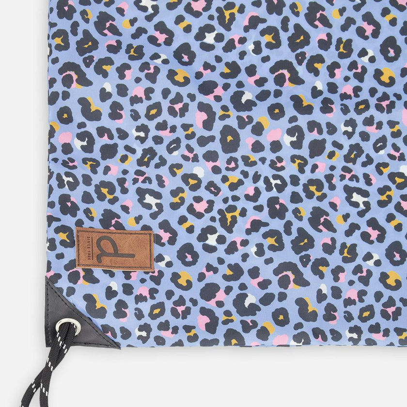 Little Girl Leopard Practical Lightweight Spacious Drawstring Bag