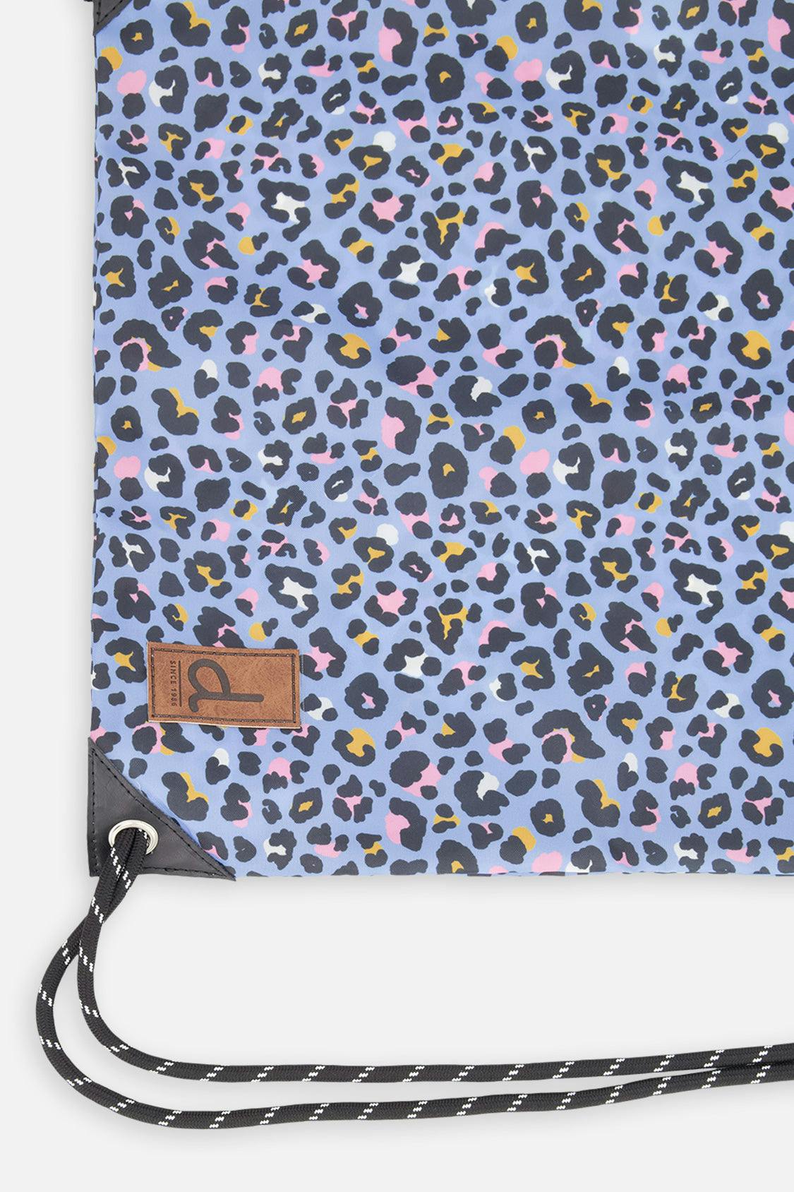 Little Girl Leopard Practical Lightweight Spacious Drawstring Bag