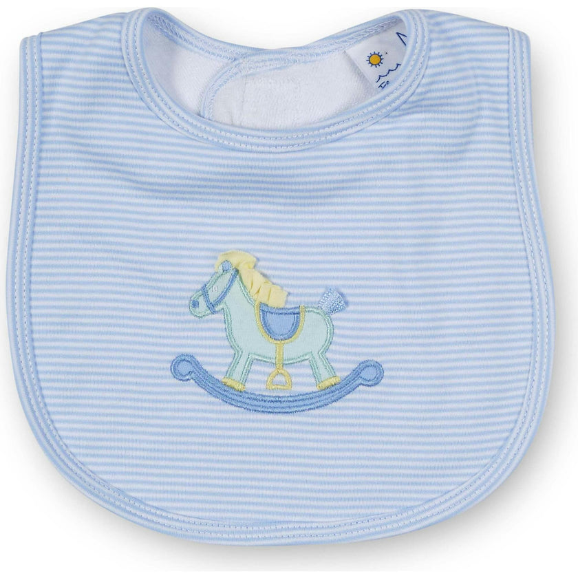 Stripe Knit Bib With Rocking