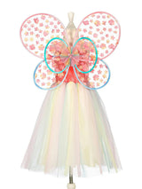 Flora Dress and Wings Set (Green) - Role-Play for Children (3 sizes)