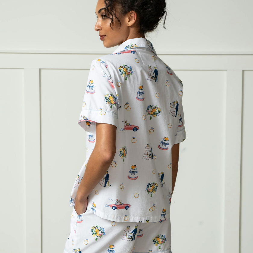 Happily Ever After - Short PJ Set - Cloud