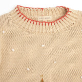 Christmas Tree Sweater in Taupe