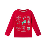 Long Sleeve Holiday Graphic Tee | Present Inspector