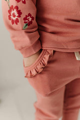 Girls Joggers in Holly Dust