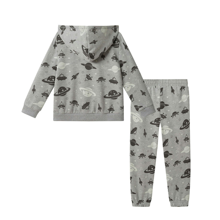 French Terry Hoodie & Jogger Set | Space Explorer