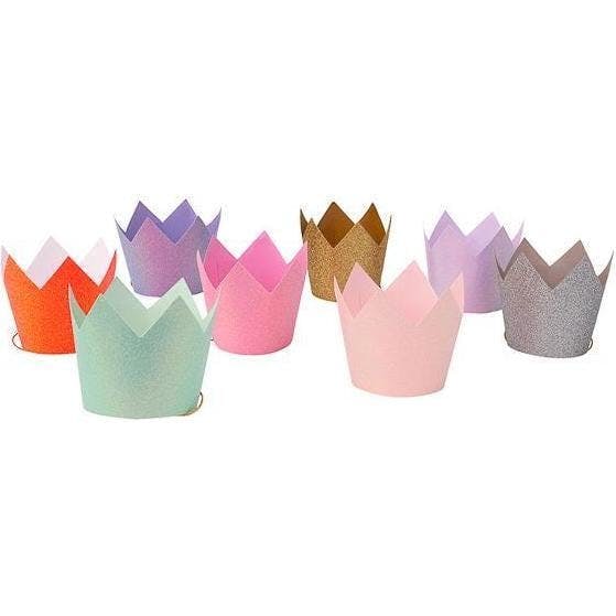 Mini Glitter Party Crowns
