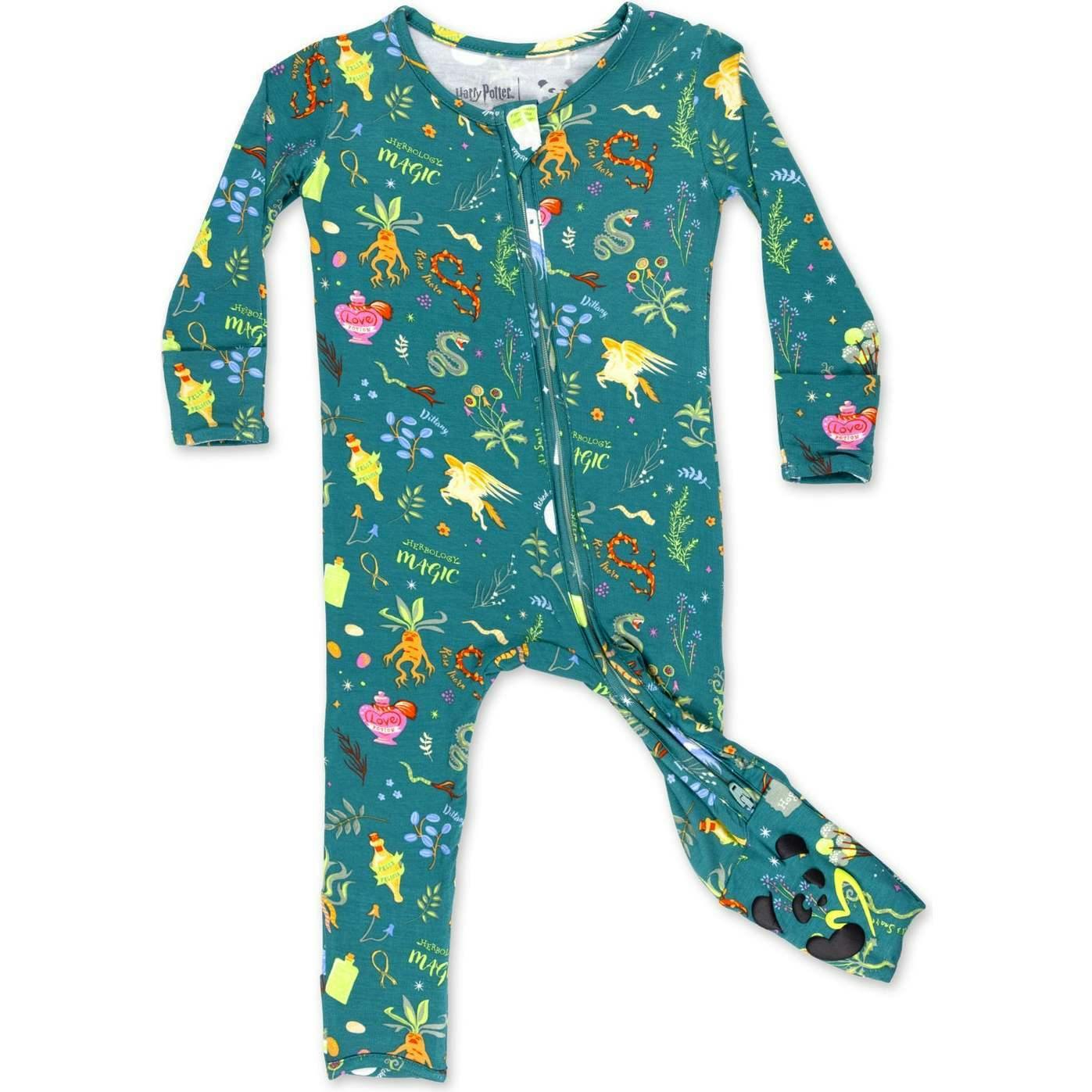 Mandrakes Potions & Herbs Bamboo Convertible Footie