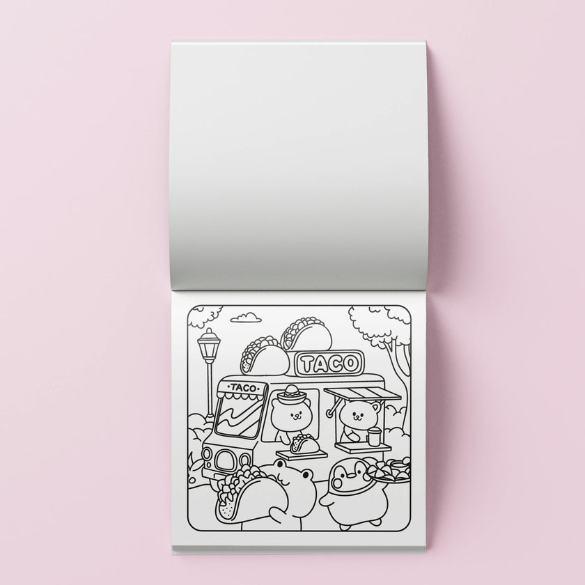 Art Maker: Cozy Coloring Kit - Around Town