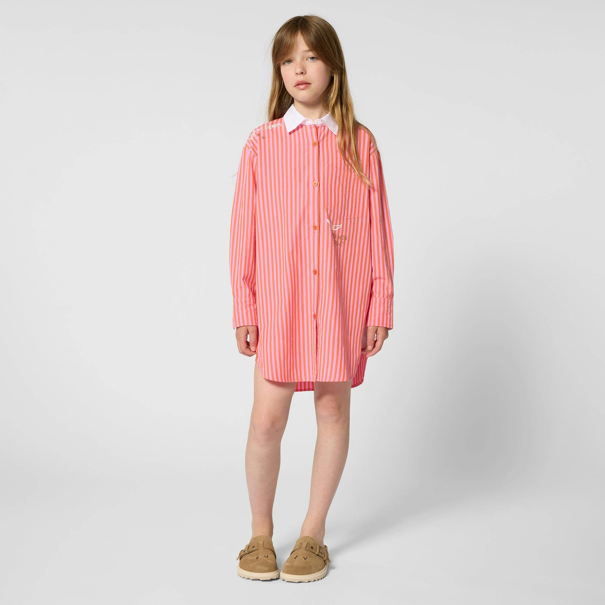 ZADIG & VOLTAIRE Wild at Heart Dress - Pink Orange