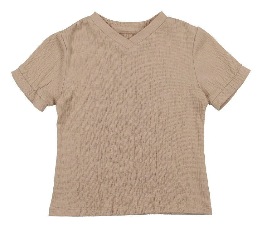 Cotton Gauze V-Neck Shirt