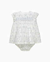 Baby My First Smocked Dress in Butterfly Plumetis