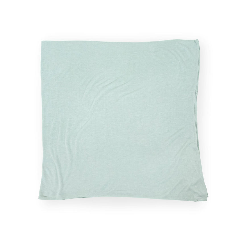 Stretch Knit Swaddle Blanket - Frost Green