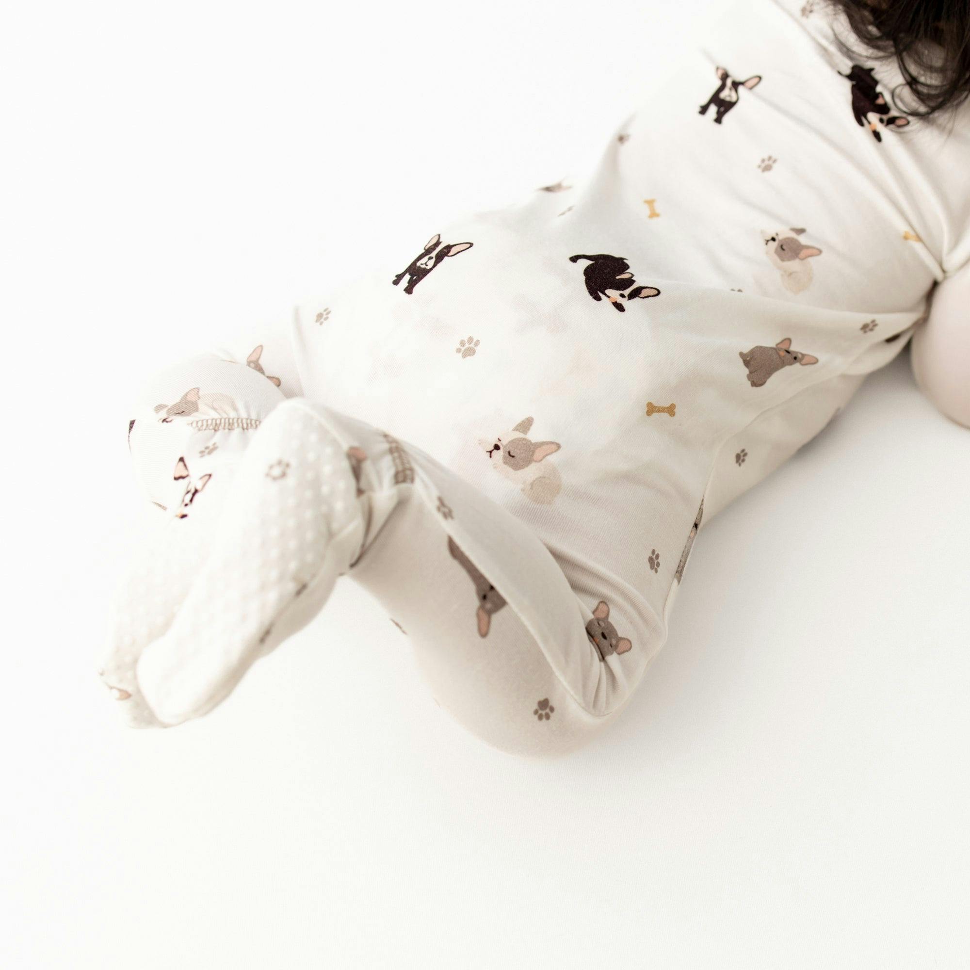 French Bulldogs Zippered Footie