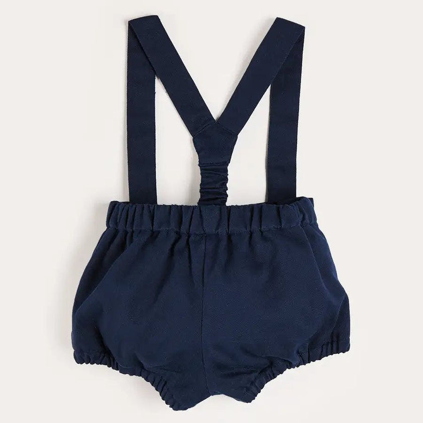 Plain Bloomers with Braces in Navy (6mths-3yrs)