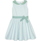 Organic Peter Pan Collar Seersucker Dress