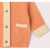 Coral Snuggly Knitted Cardigan, Pink