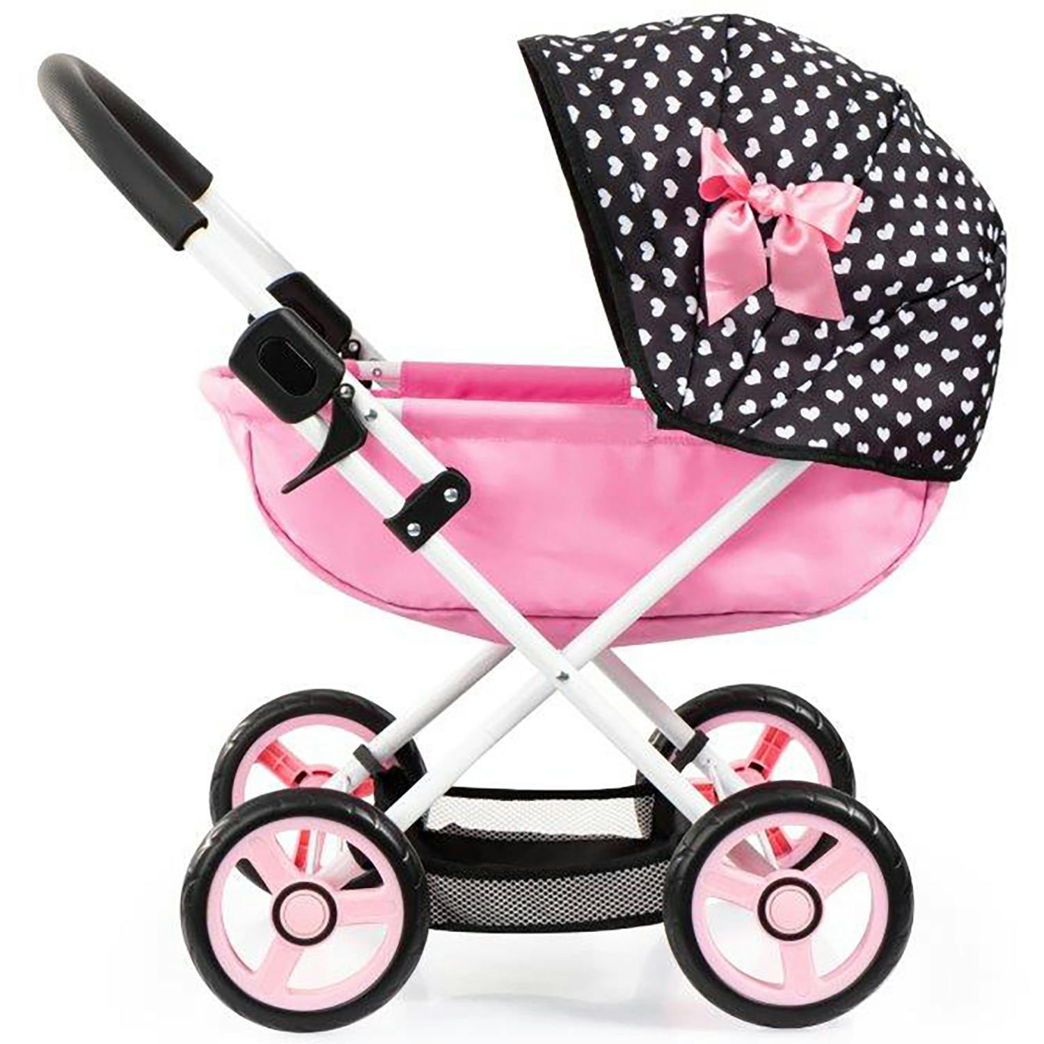 Bayer Design Dolls: Pram Cosy - Black, Pink, Hearts