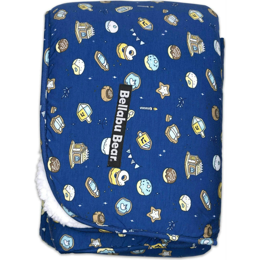 Hanukkah Cookies Bamboo Sherpa Blanket