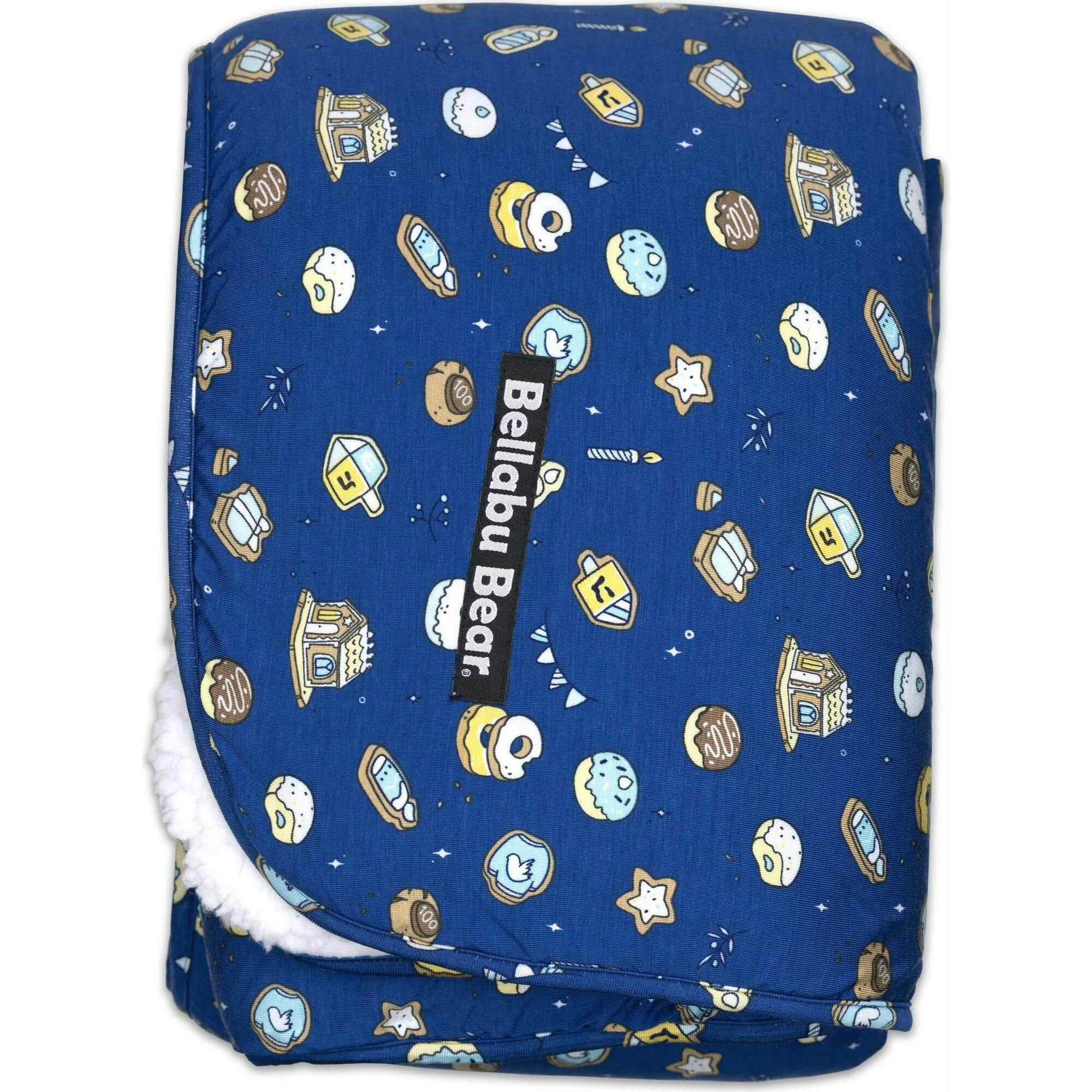 Hanukkah Cookies Bamboo Sherpa Blanket