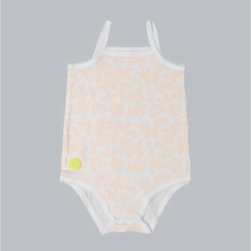 Baby Girl Sleeveless 4pc Onesie Set