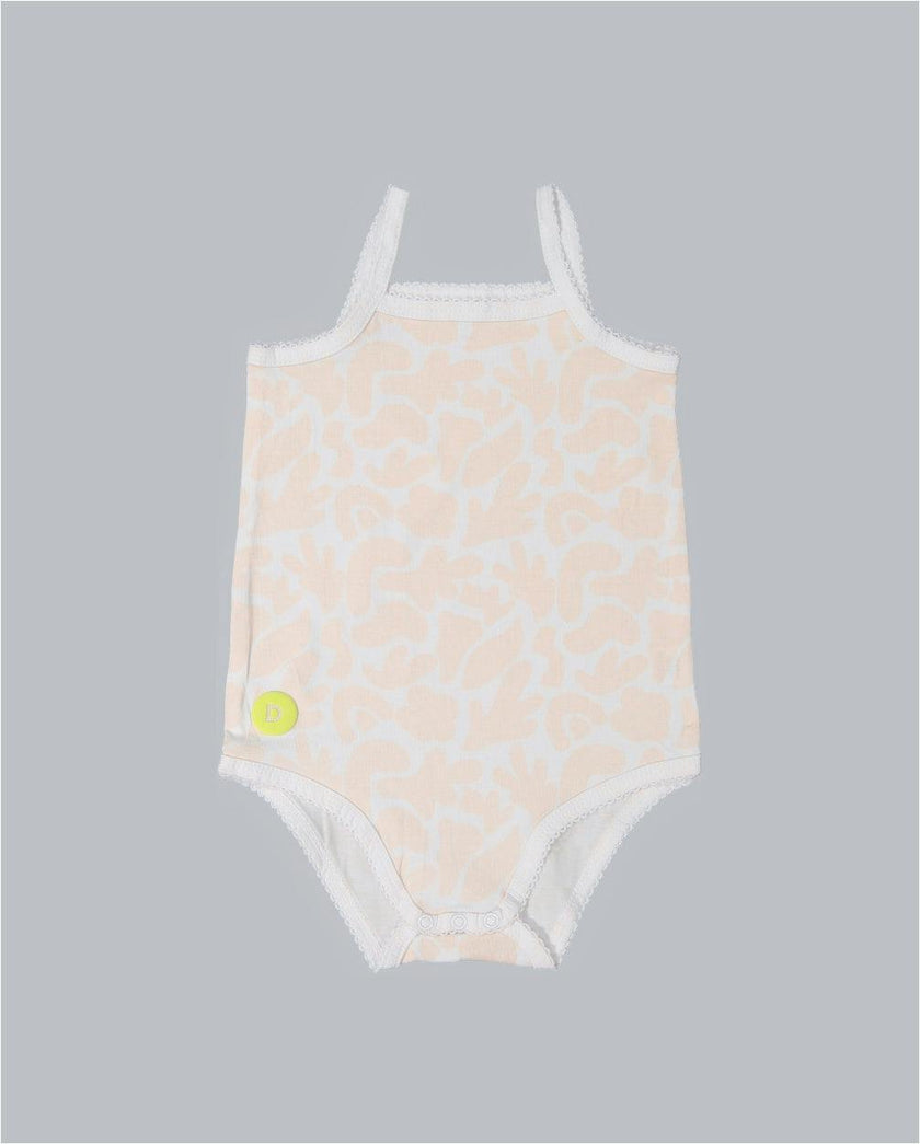 Baby Girl Sleeveless 4pc Onesie Set