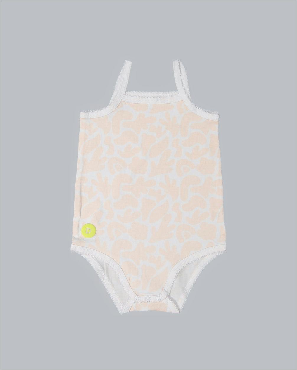 Baby Girl Sleeveless 4pc Onesie Set