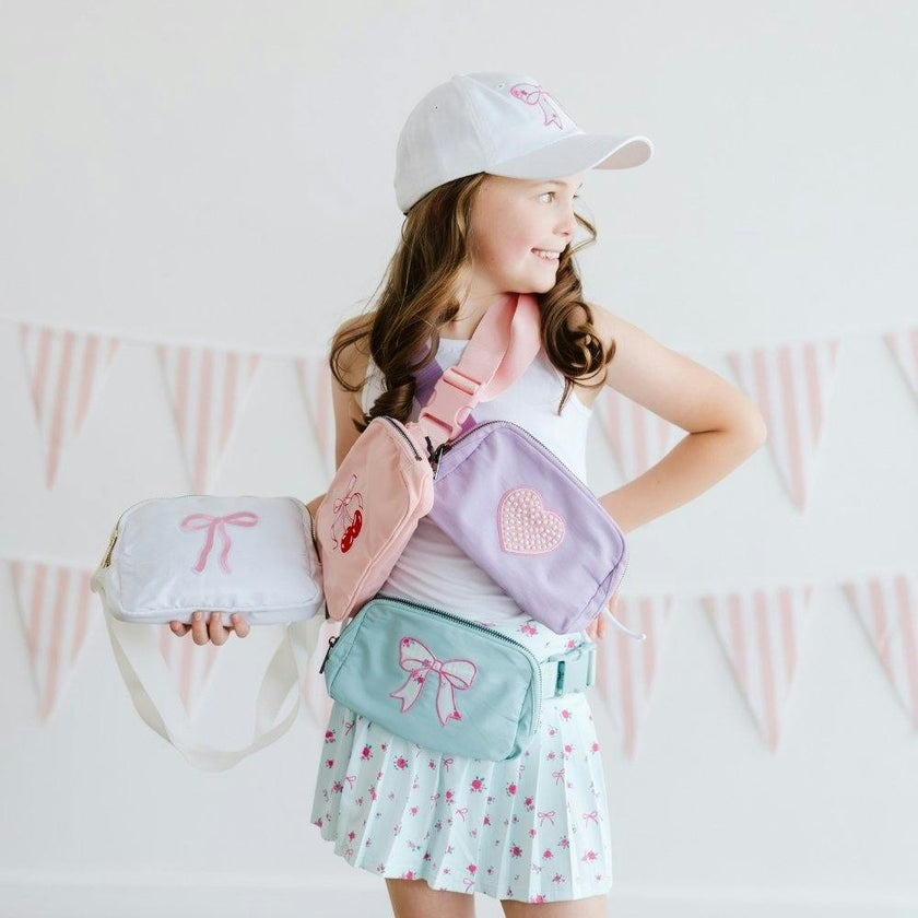 Cherry Coquette Patch Belt Bag