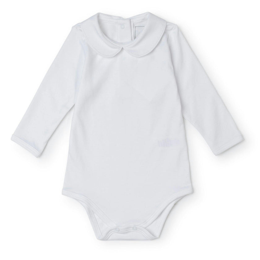 Ryann Pima Cotton Collared Onesie