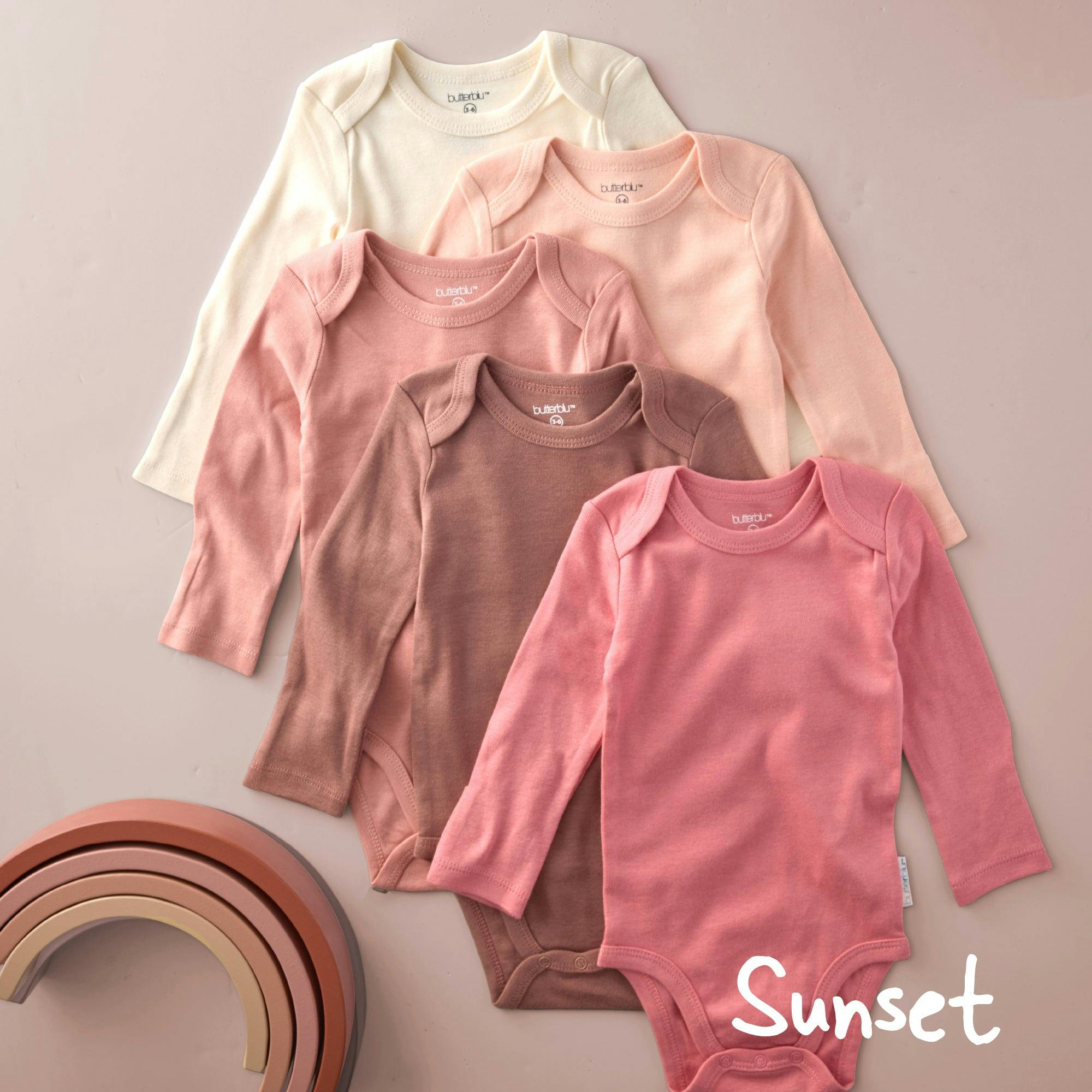BLAKE 5-Pack Long Sleeve Bodysuit