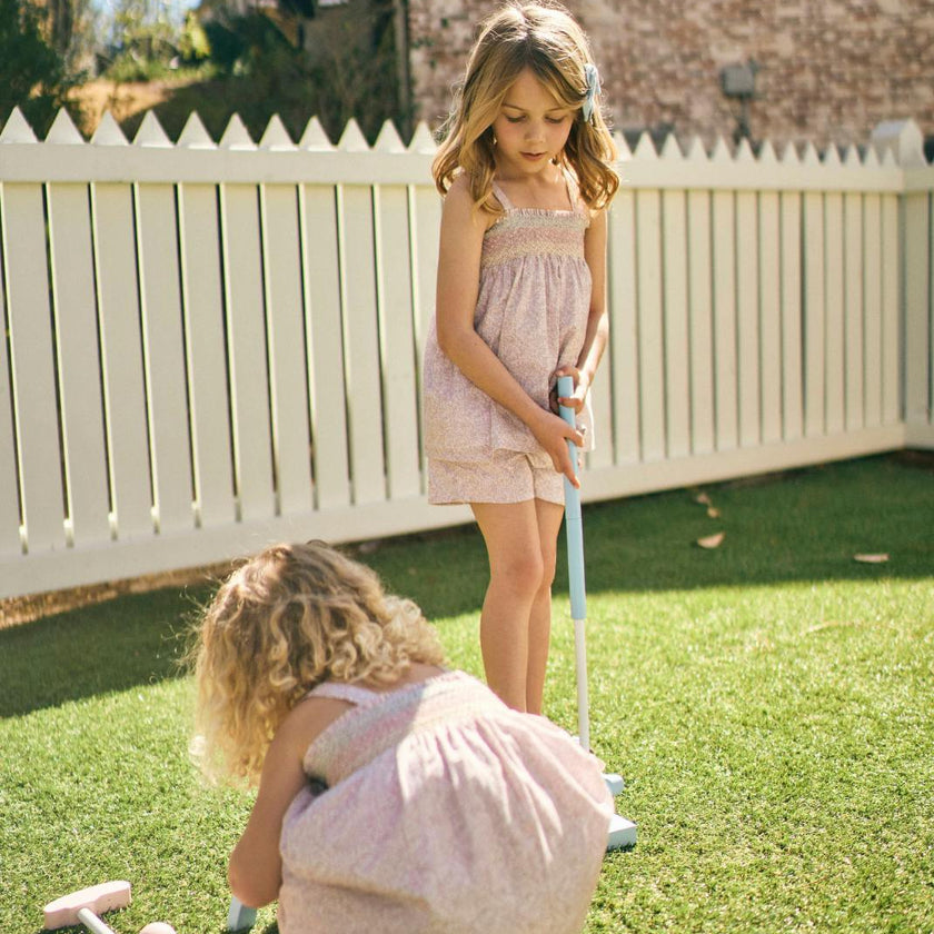 Rosie Girls Set in Scattered Blooms