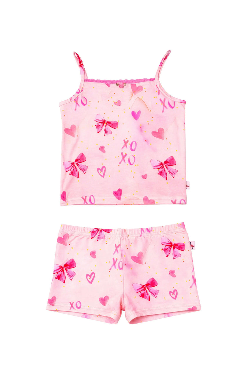 Bow Print Cami Jersey Set