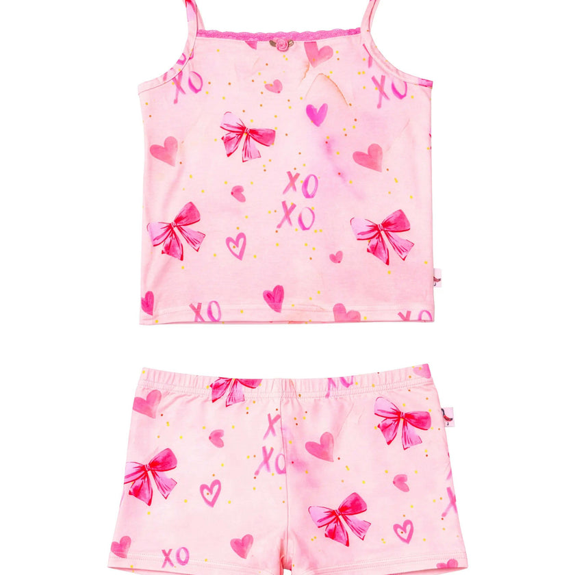 Bow Print Cami Jersey Set
