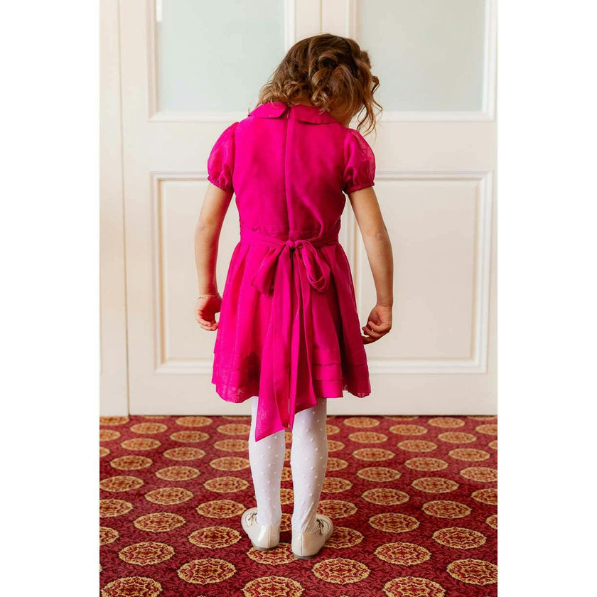 Mini Cassian Dress in Hot Pink