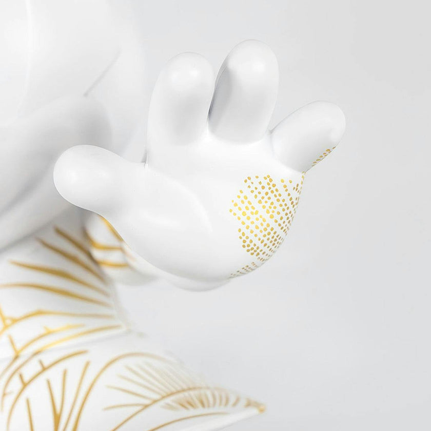 Minnie STAR STYLE White & Gold 12in