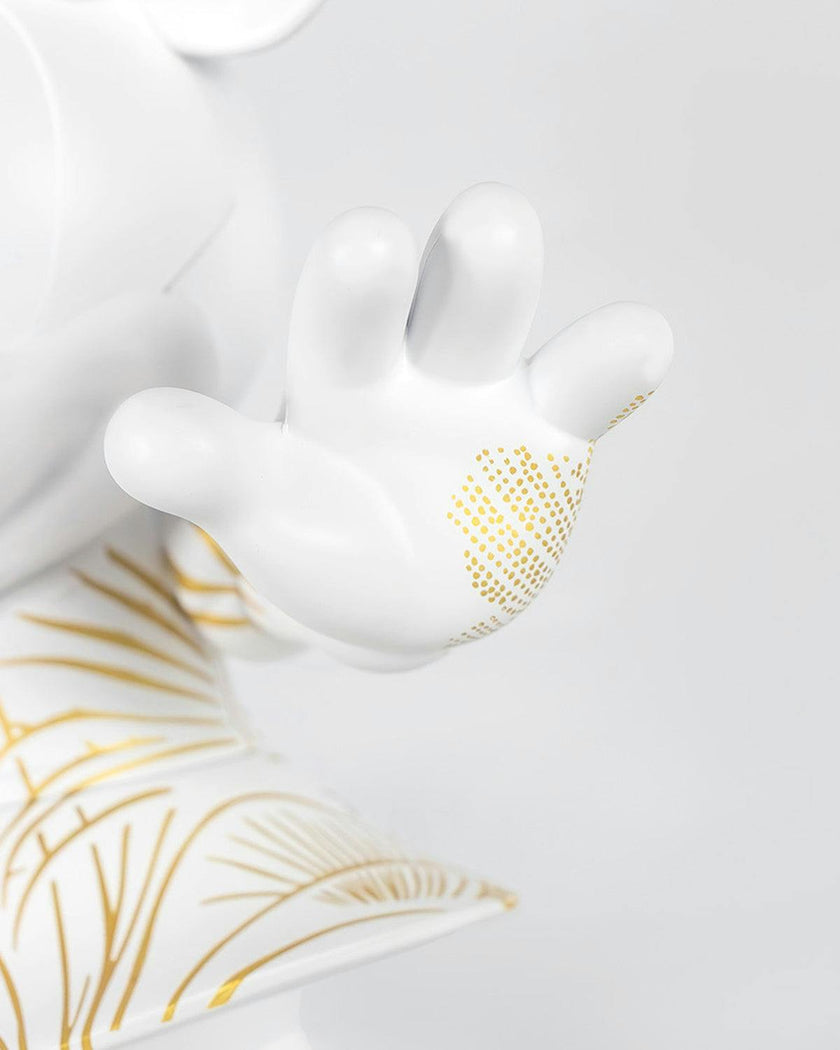 Minnie STAR STYLE White & Gold 12in