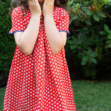 Toddler Amy dress with Lace trim