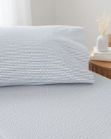Luxe Premium Percale Bed Sheets in La Mer