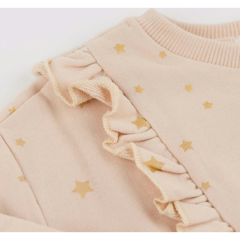 Mini Stars Gold Foil Millie Ruffle Boxy